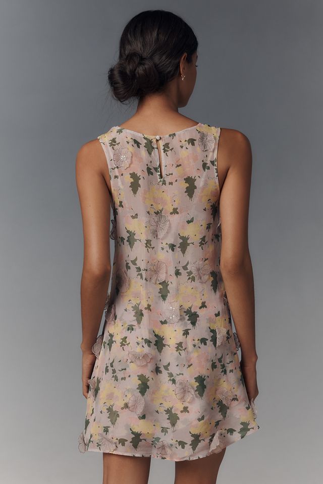 Pinnacle by Shruti Sancheti Sheer Floral Mini Dress #2