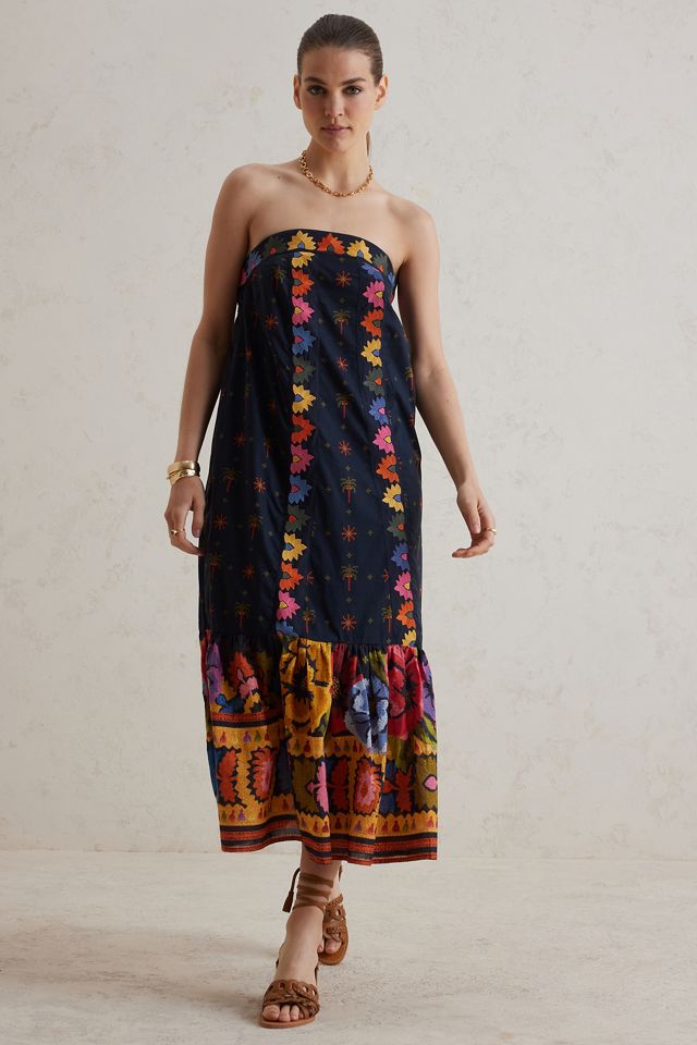 Farm Rio Embroidered Maxi Dress #12