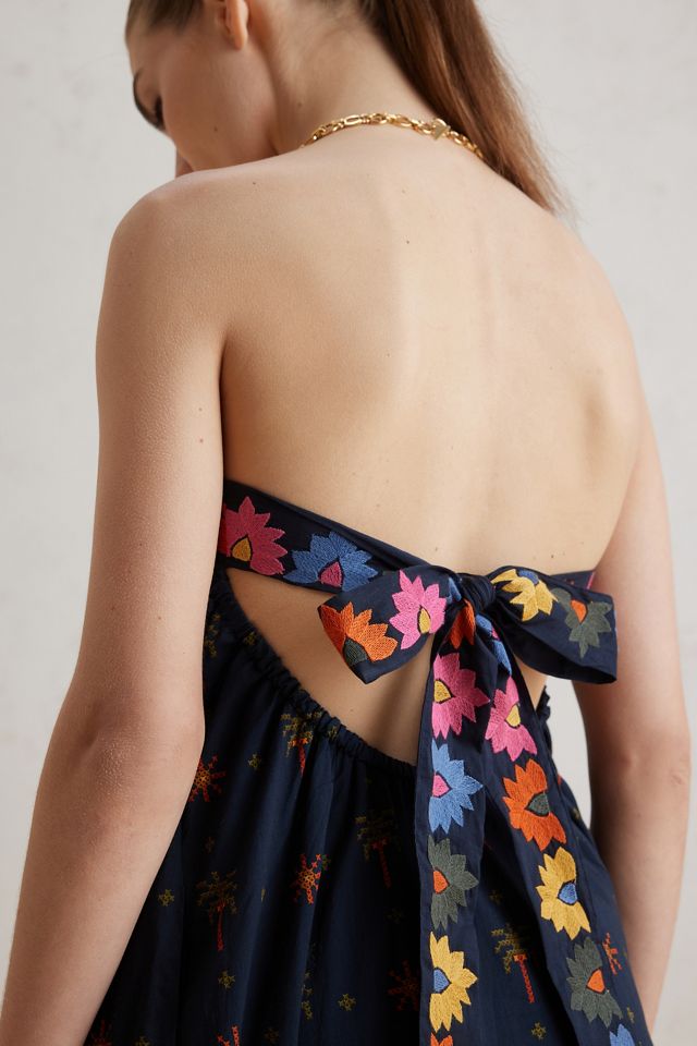 Farm Rio Embroidered Maxi Dress #14