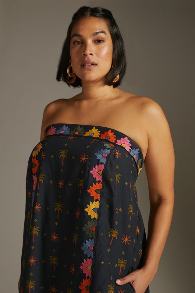 Farm Rio Embroidered Maxi Dress #6