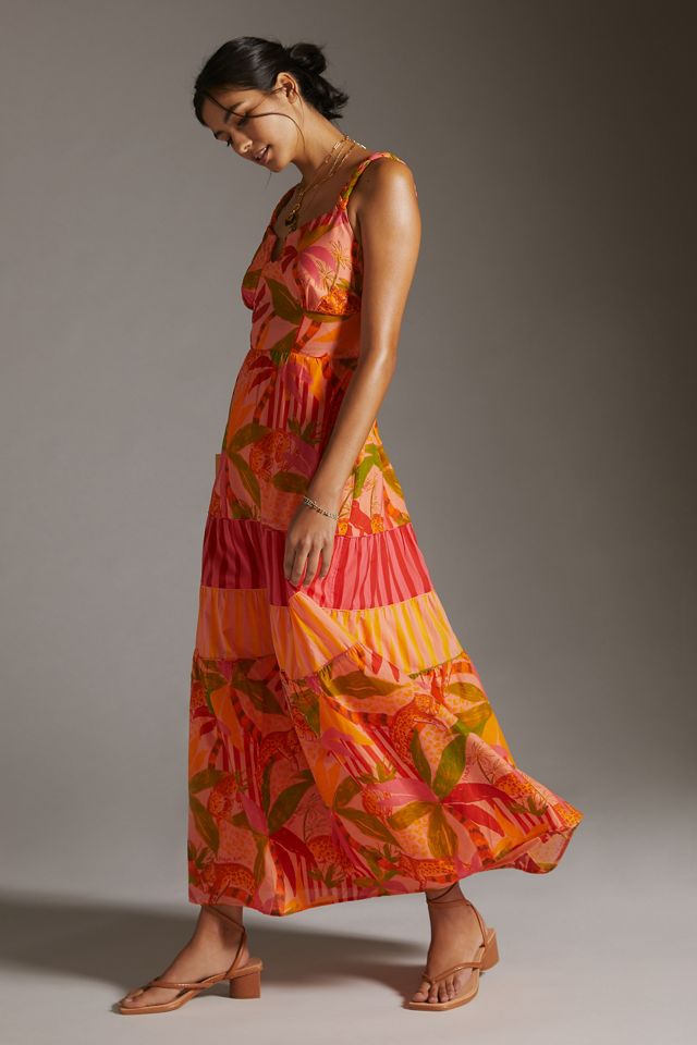 Farm Rio Colorful Maxi Dress | Anthropologie
