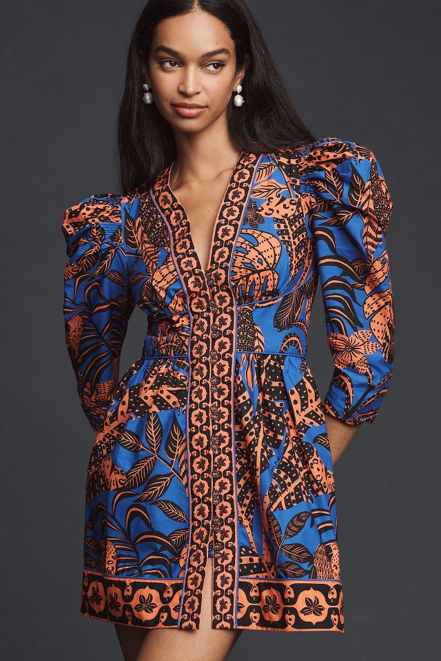 Printed 2025 mini dress