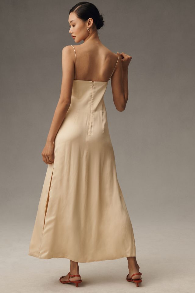 Farm Rio Rose-Shaped Bodice Sleeveless Maxi Dress #1