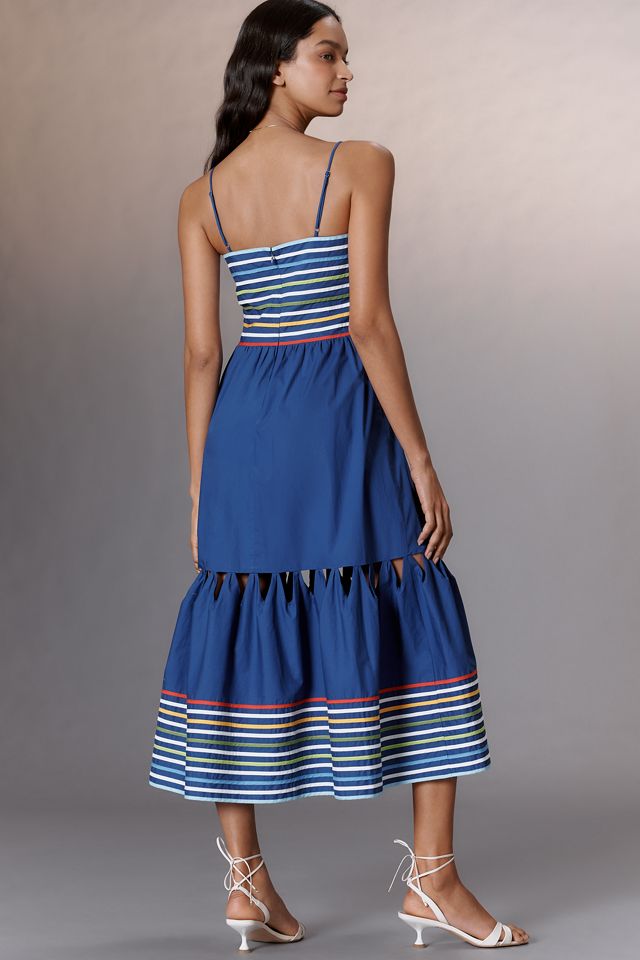 Farm Rio Tiered Cotton Midi Dress #1