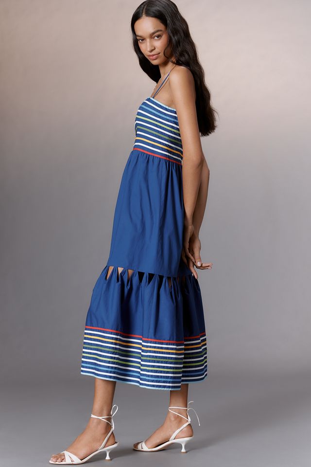 Farm Rio Tiered Cotton Midi Dress #3