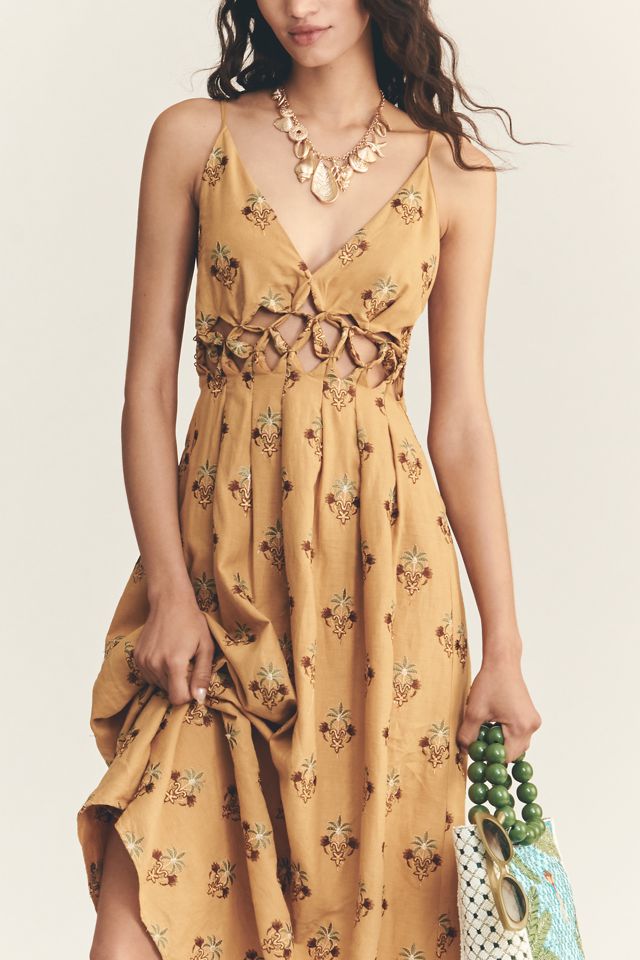 【完売品】Lumignon Riobonborder nermaid dress Strapless Mermaid Brocade Gown