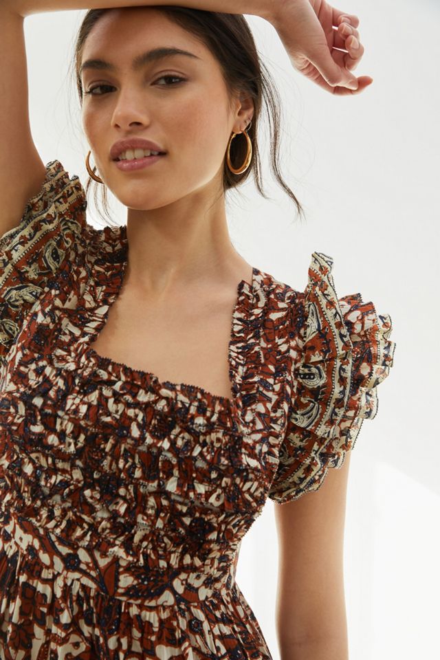 chinese dress ladies Free People Women's Bluebell Maxi Dress, Cool Combo, S at Amazon Women's  Clothing store main image 0