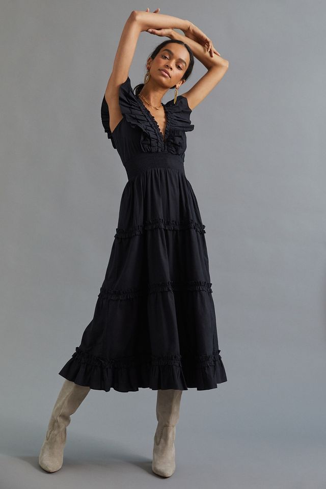 V neck clearance frock