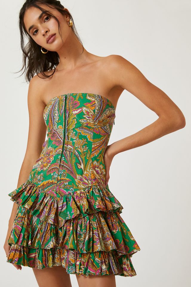 Corset Ruffled Mini Dress #2