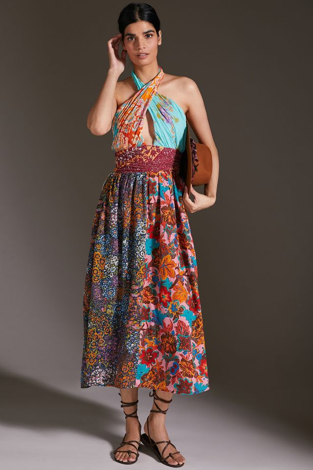 Anthropologie 2025 patchwork dress