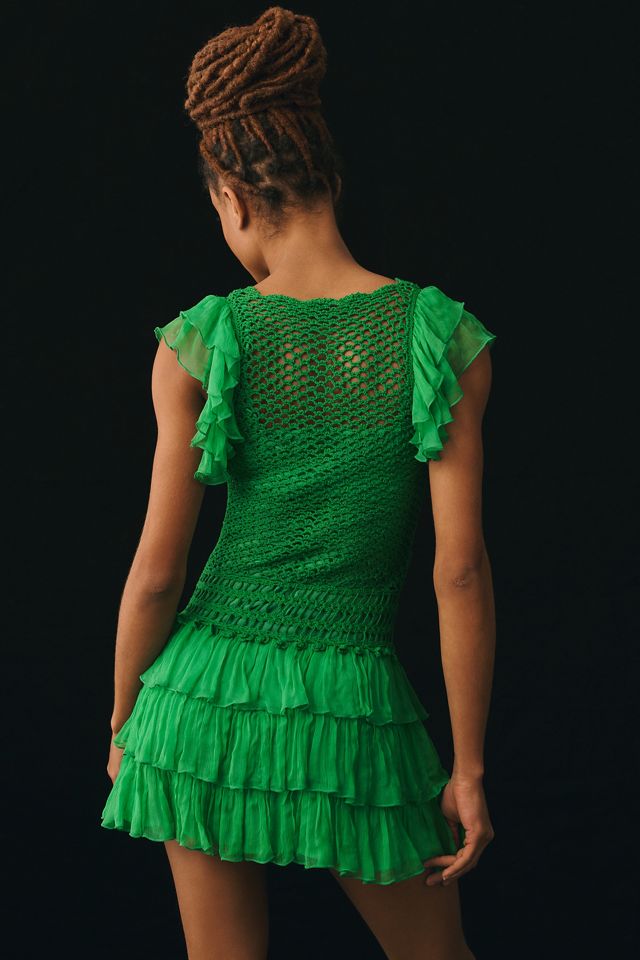 Love The Label Tiered Flutter-Sleeve Dress #4