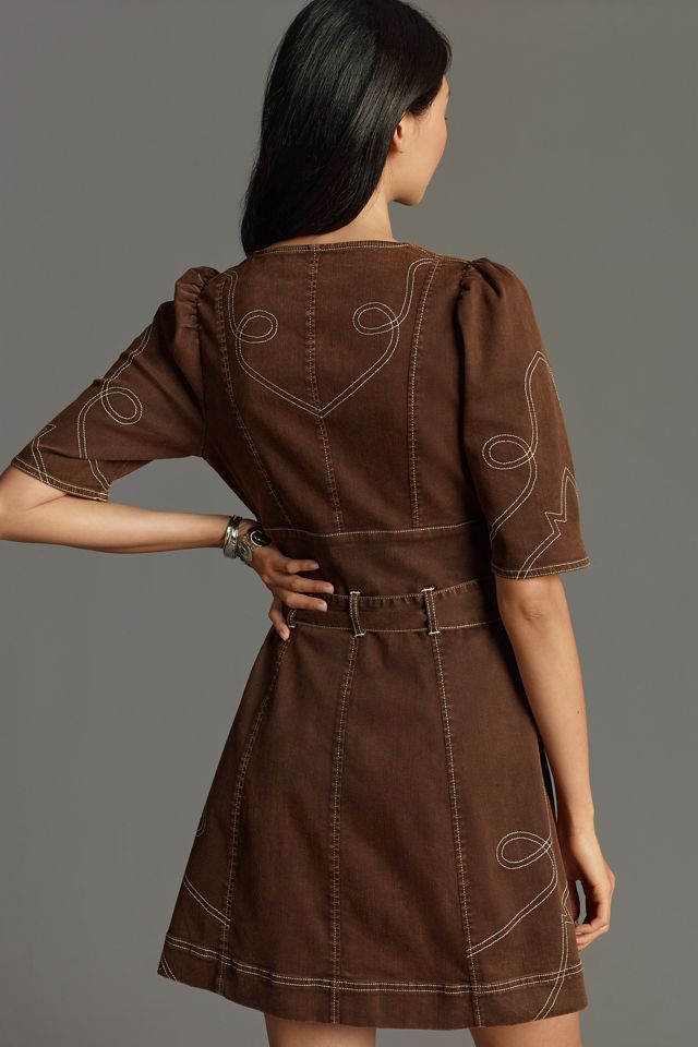 Love The Label Ines Denim Mini Dress