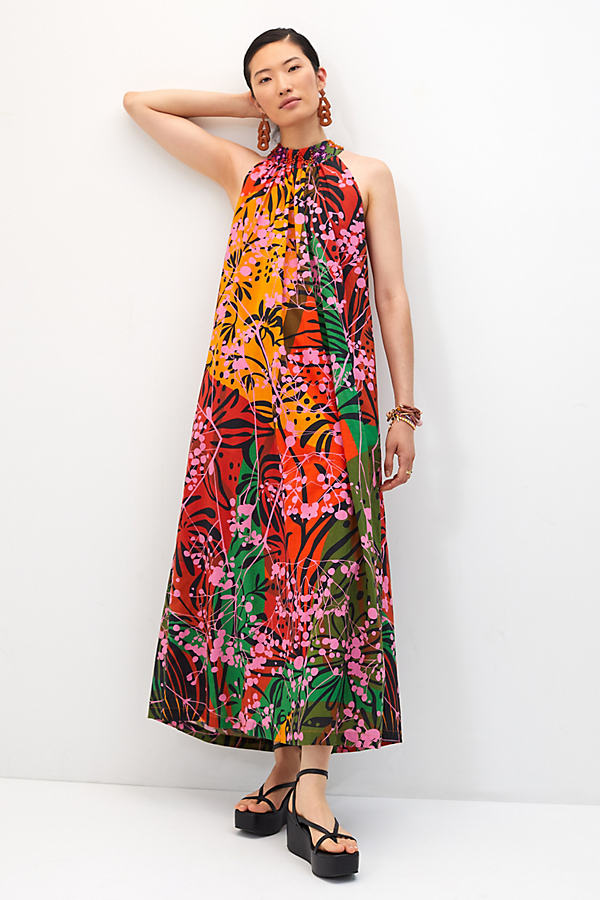 Roopa Pemmaraju Halter Maxi Dress In Assorted | ModeSens
