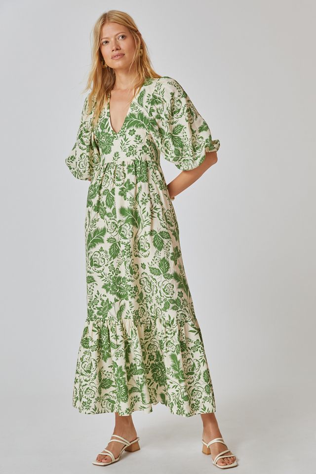 Hunter Bell NYC PuffSleeve Maxi Dress Anthropologie
