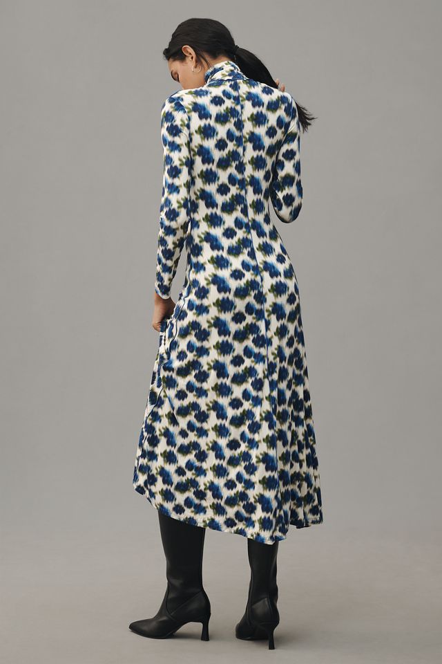 Hunter Bell Kings Hill Long-Sleeve Turtleneck Jersey Dress  #1