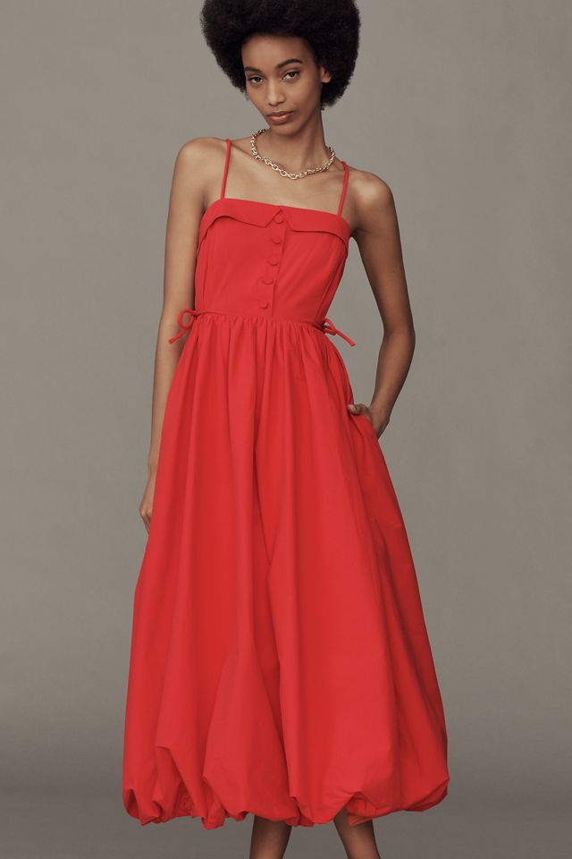 Hunter Bell Sleeveless Square-Neck Bubble Midi Dress #2