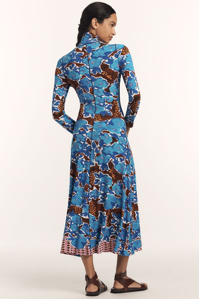 Hunter Bell Long Sleeve Slim Turtleneck Midi Dress #2