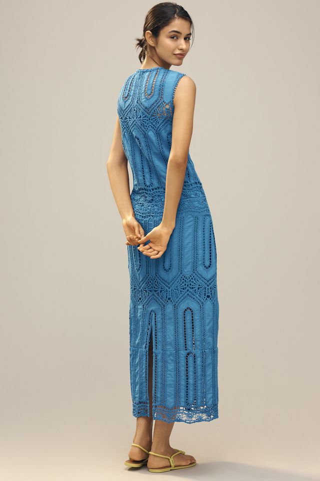 Hunter Bell Stowe Sleeveless Lace Midi Dress #1