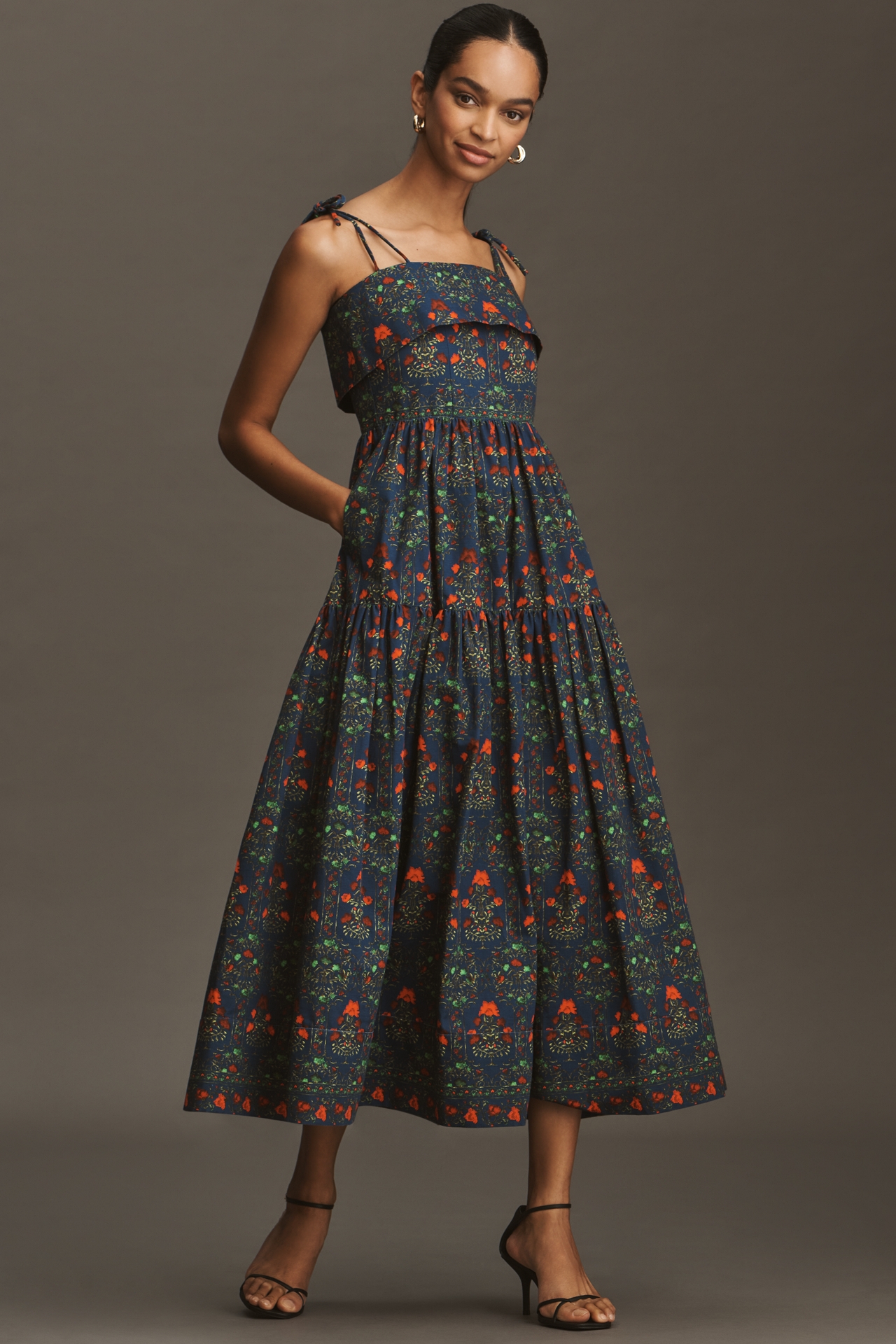Hunter Bell Dolly A-Line Midi Dress