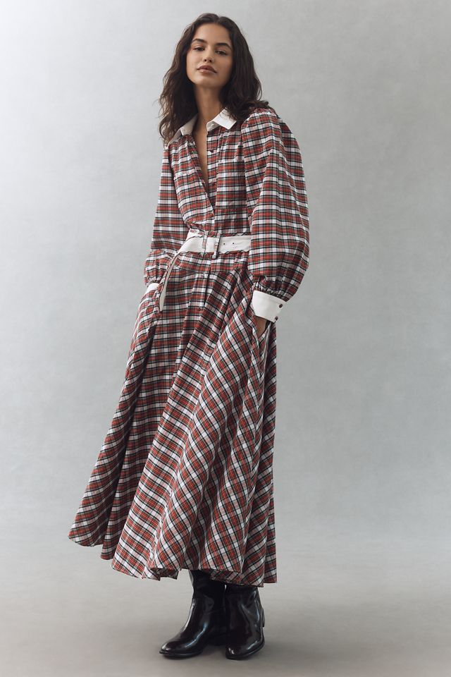 Hunter Bell Randolph Belted Midi Dress #1