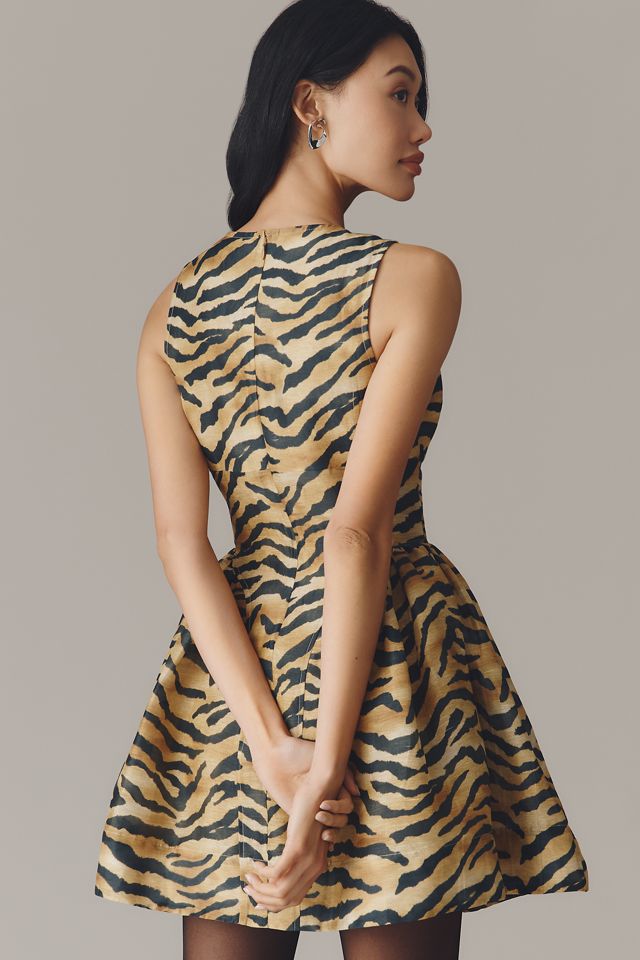 Hunter Bell Layne Linen Silk Mini Dress #1