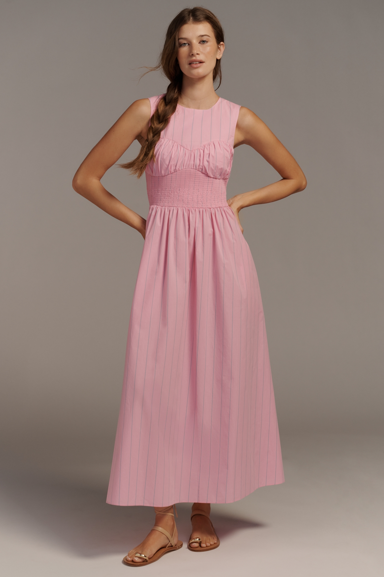 Hunter Bell Lauren Waisted Sleeveless Dress