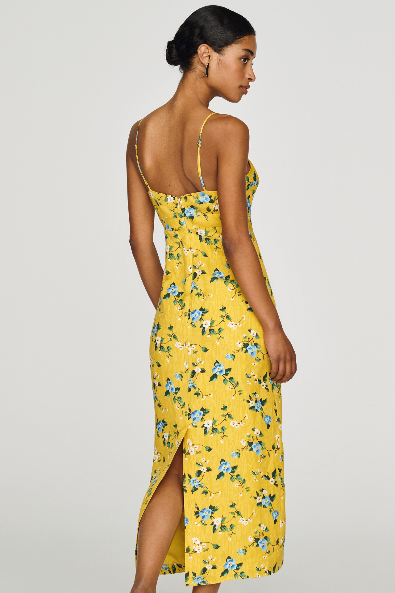 Hunter Bell Amal Linen Midi Dress