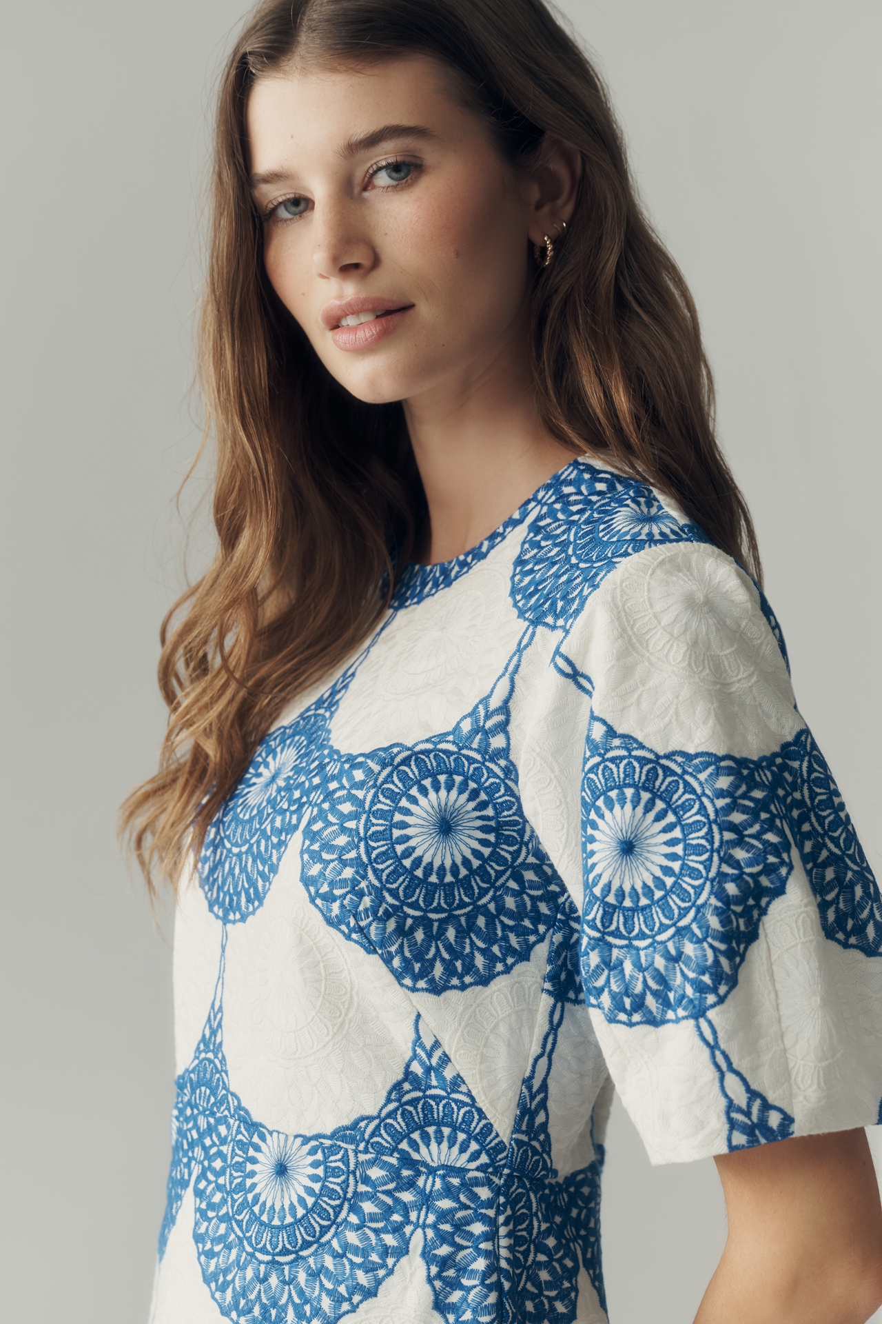 Hunter Bell Harmony 100% Cotton Mini Dress