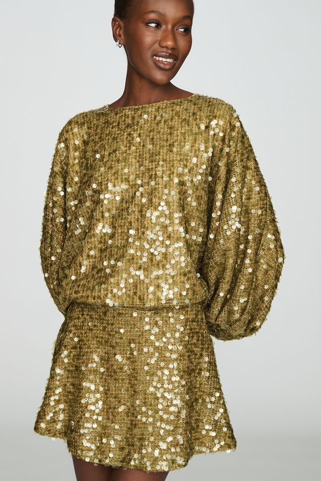 Hunter Bell Saltere Sequin Mini Dress #3
