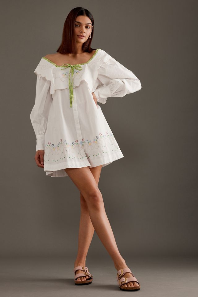 chinese dress ladies Damson Madder Lana Mini Dress