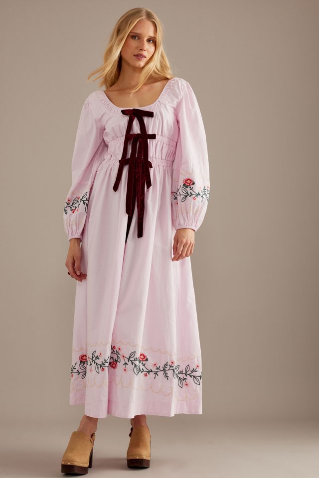 Vestido Midi Dakota con Lazo Damson Madder #3