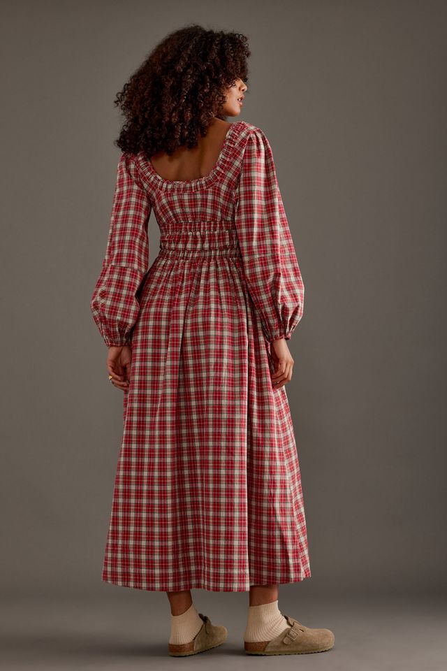 Damson Madder Vestido Midi Dakota con Lazo #1