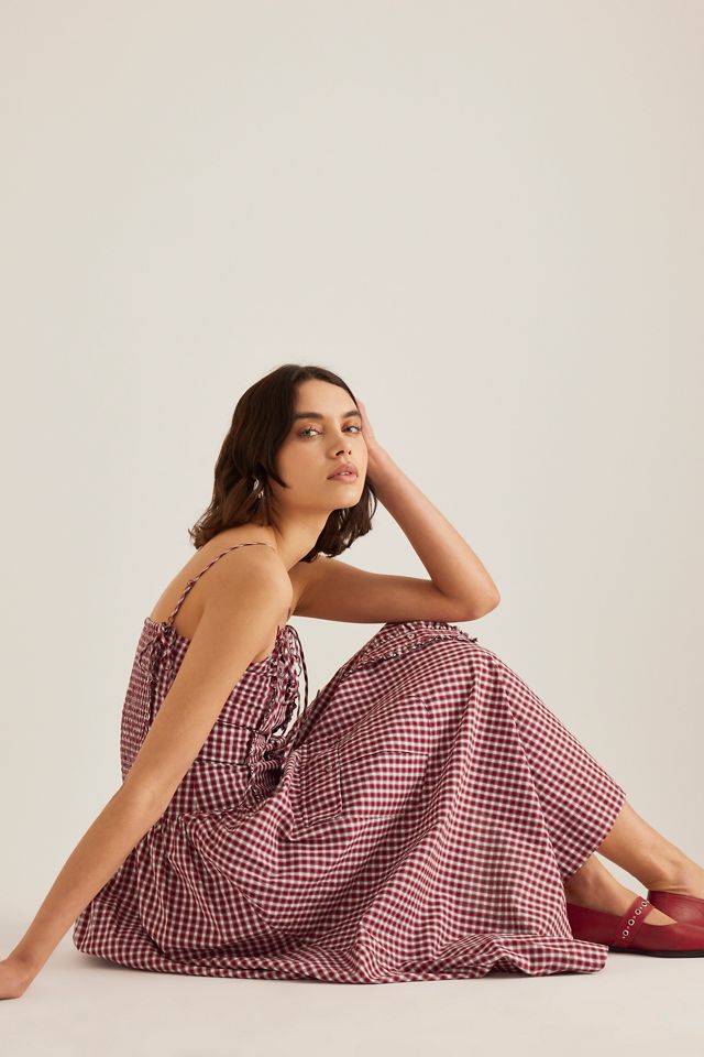 Damson Madder Faith Gingham Midi Dress #3