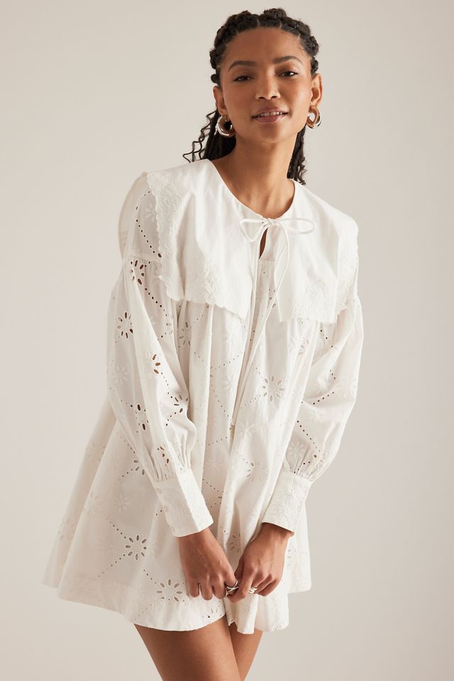 Vestido Mini Smock Cassidy Damson Madder #1
