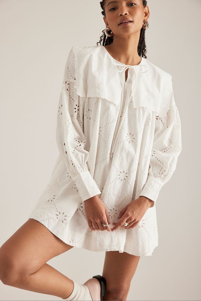 Vestido Mini Smock Cassidy Damson Madder #4