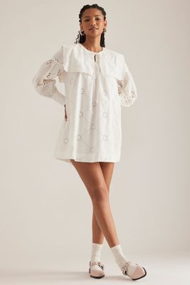 Damson Madder Cassidy Smock Mini Kleid