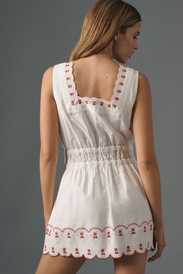 Damson Madder Amaya Scalloped Mini Dress #2