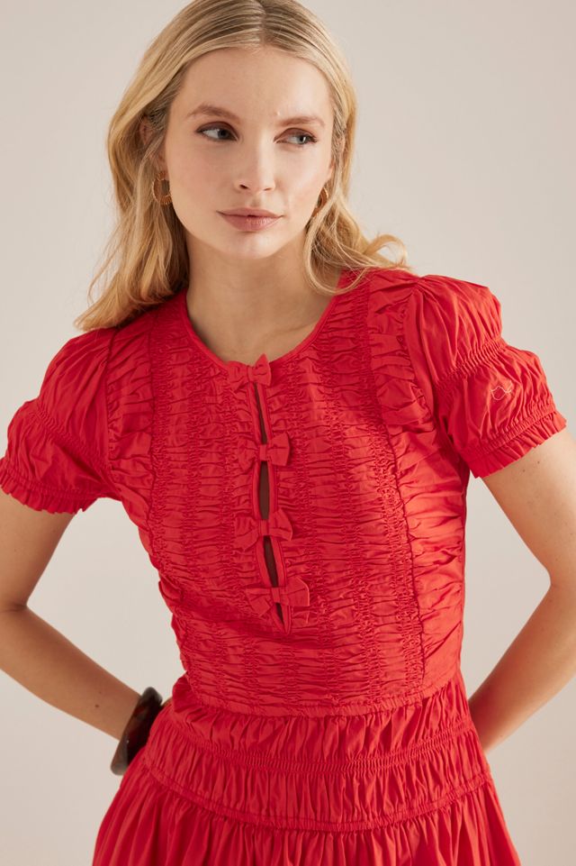 Vestido midi Saffy Damson Madder #1