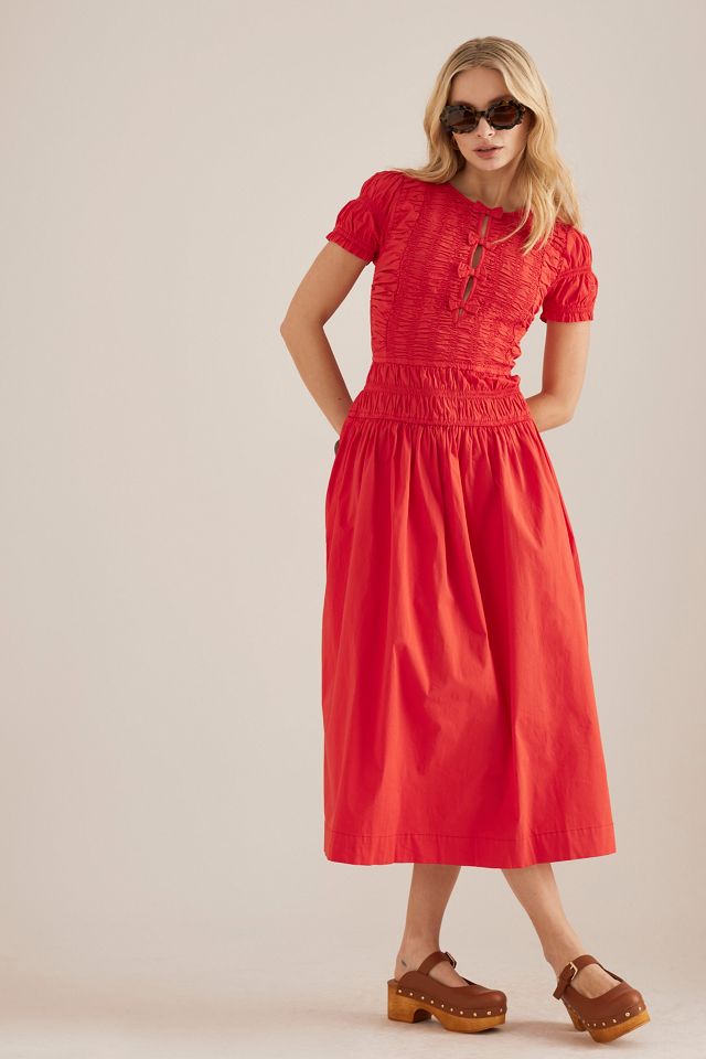 Vestido midi Saffy Damson Madder #2