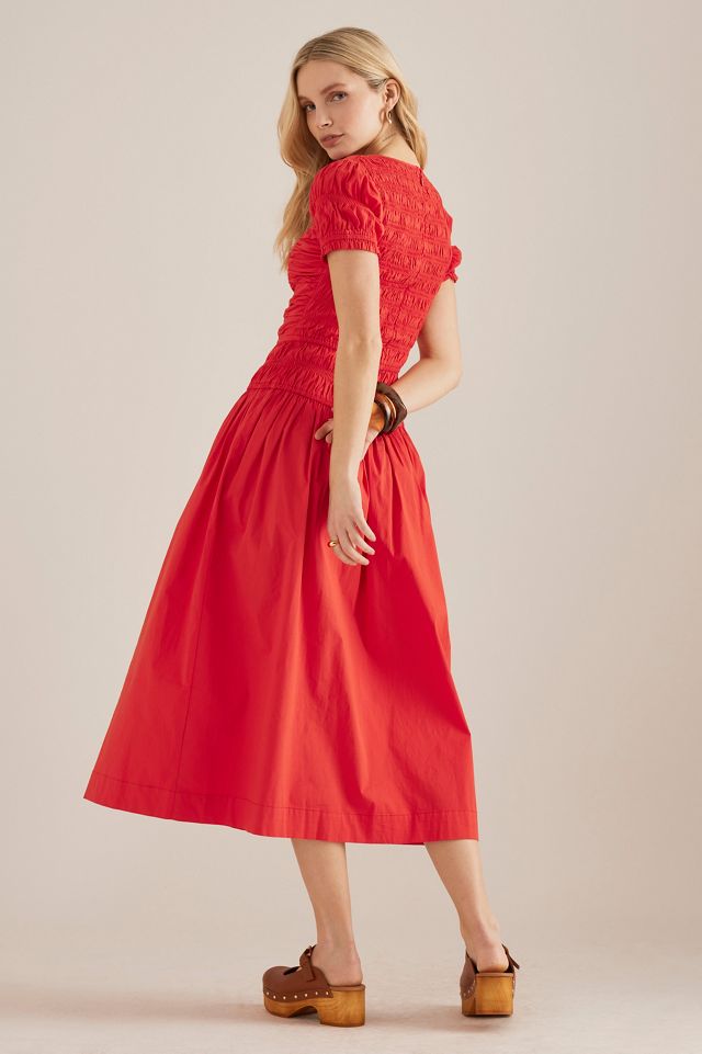 Vestido midi Saffy Damson Madder #4