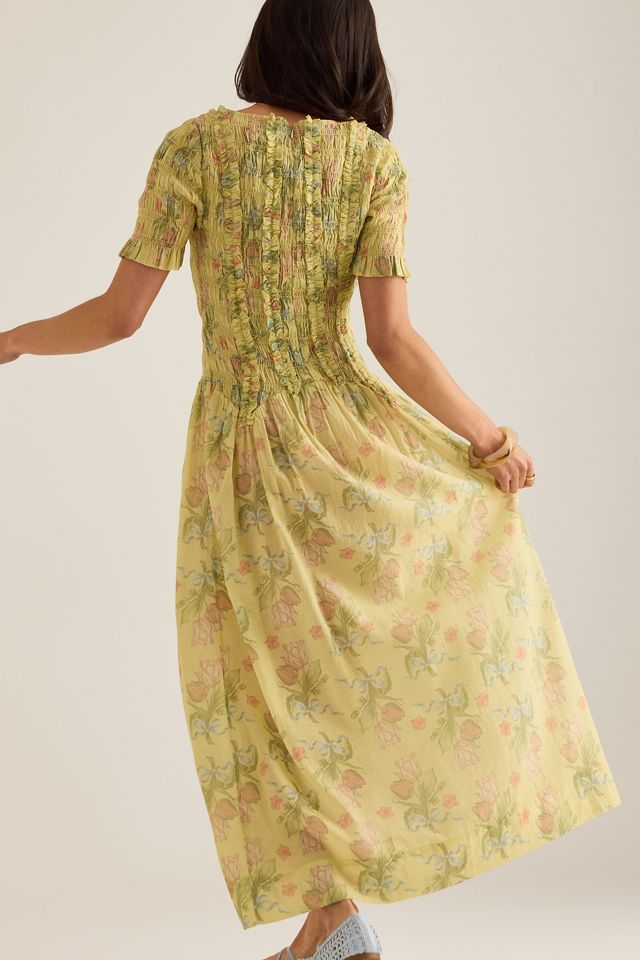 Damson Madder Raphaela Ruffle Midi Dress #1