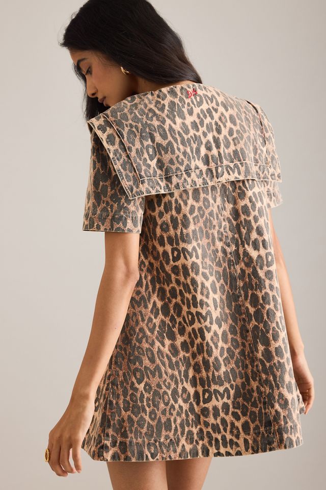 Damson Madder Goldie Leopard Mini Dress #1