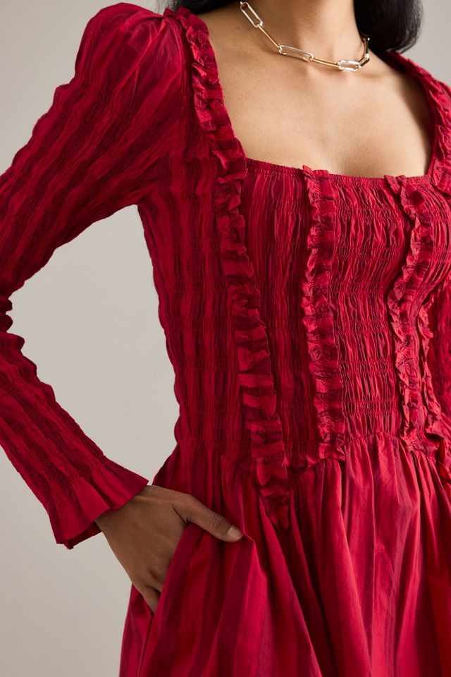 Damson Madder Raphaela Long-Sleeve Mini Dress #3