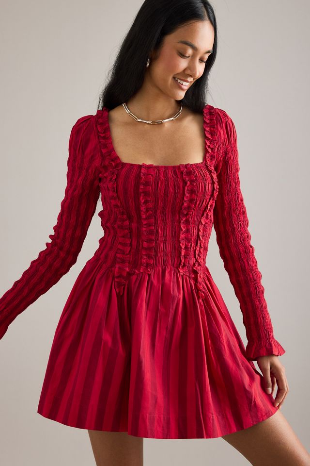 Damson Madder Raphaela Long-Sleeve Mini Dress #2