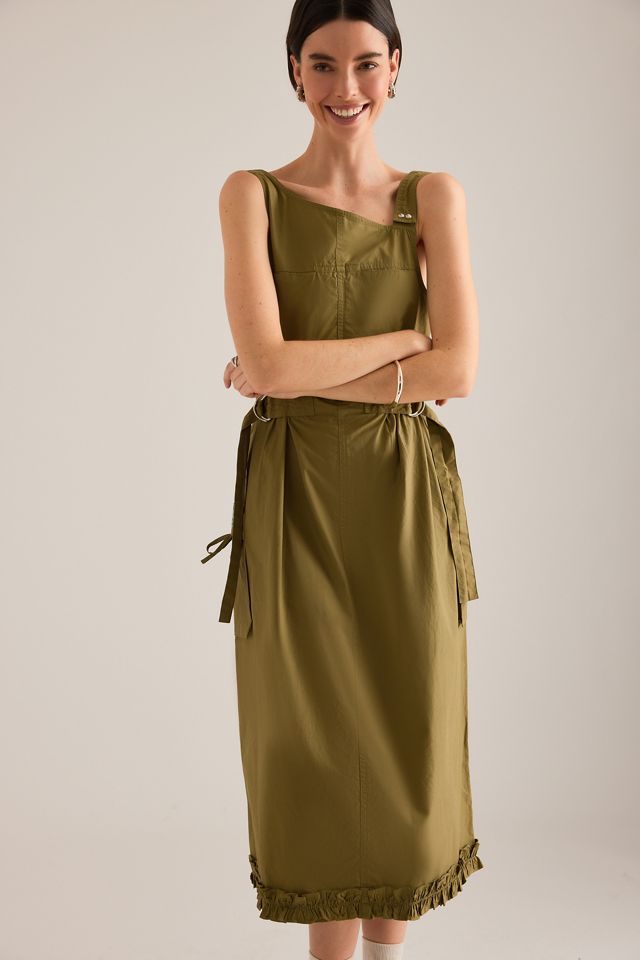Robe midi ceinturée Tate Damson Madder #4
