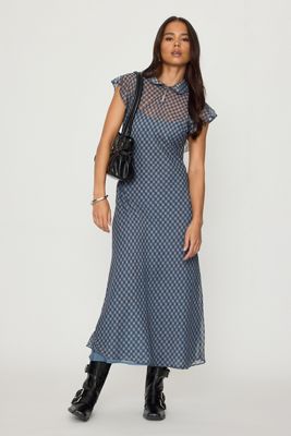 Robe midi Hudson Damson Madder