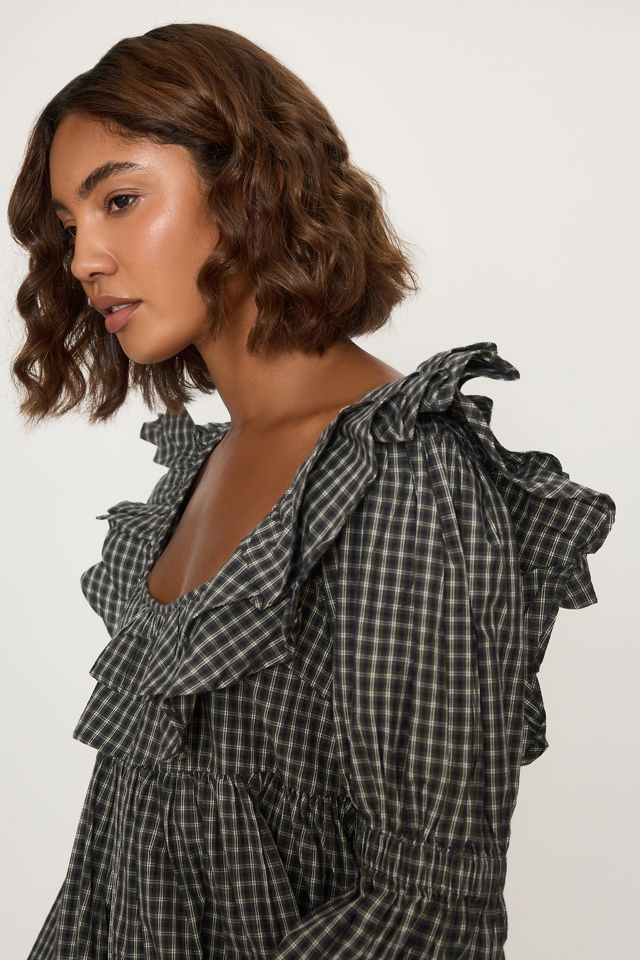 Damson Madder Phoenix Ruffle Mini Dress #2