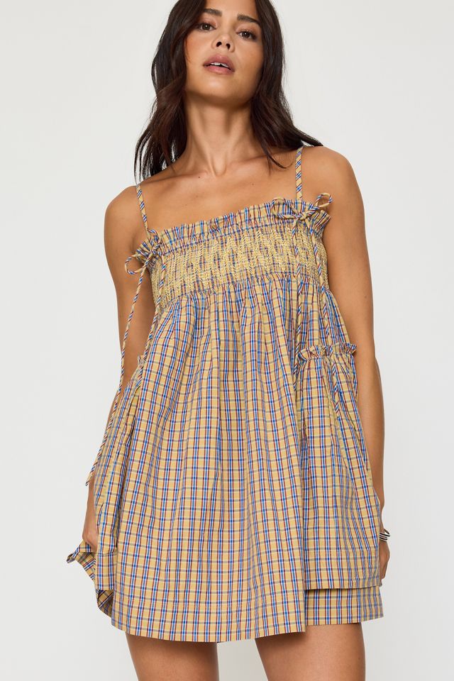 Damson Madder Lilo Mini Smock Dress  #4