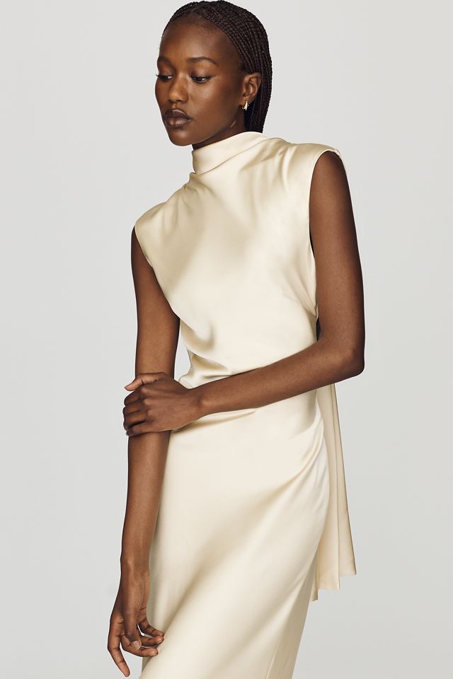 BEC + BRIDGE Elias High-Neck Slip Dress | Anthropologie