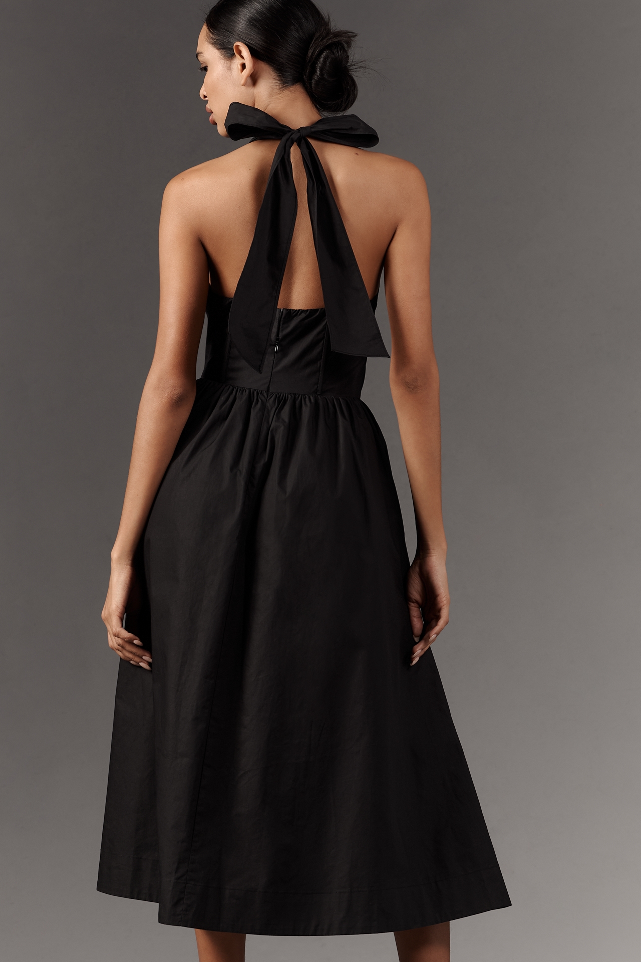 NIA Rio Halter Drop-Waist Midi Dress